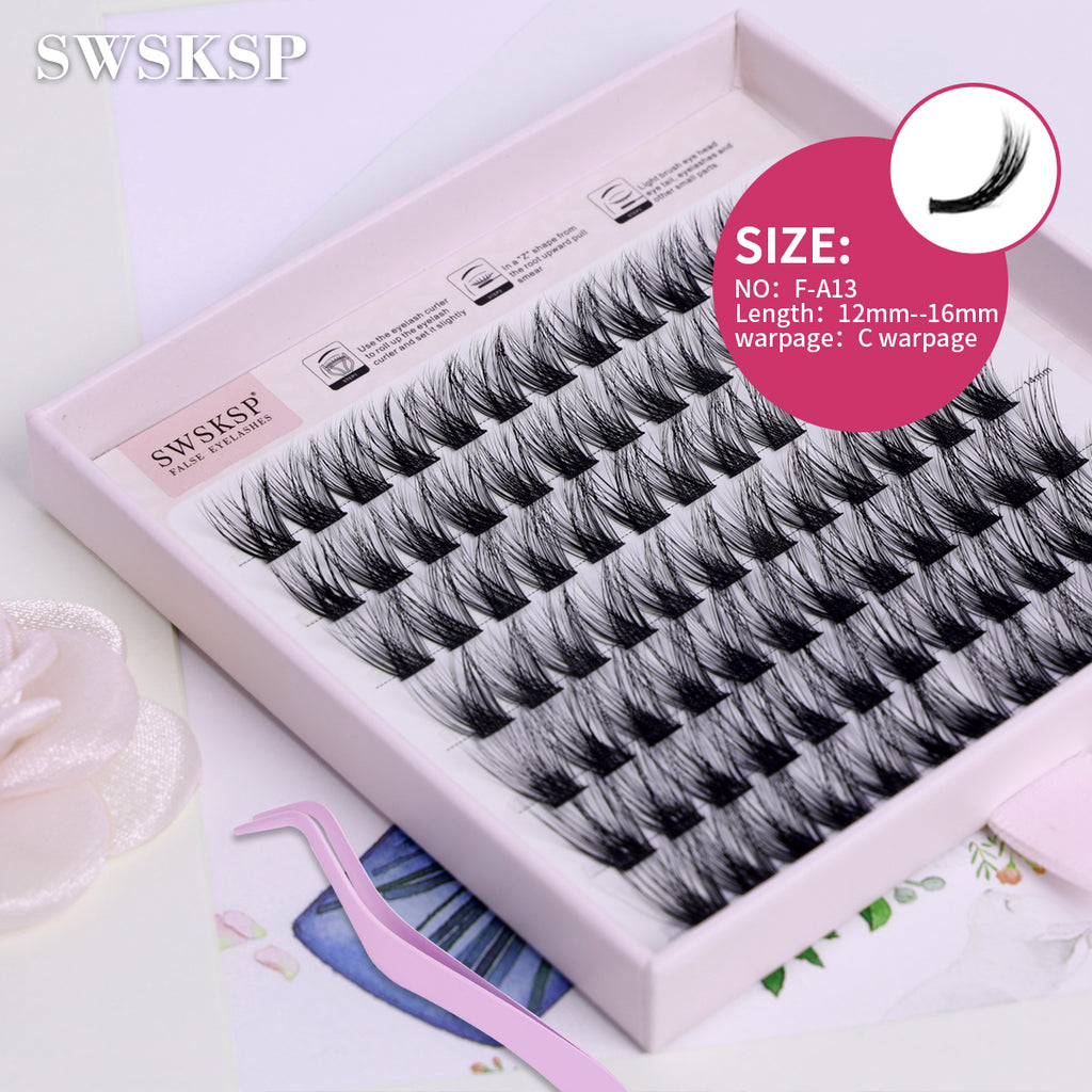 DIY C-Curl Lash Cluster Kit 12–16mm