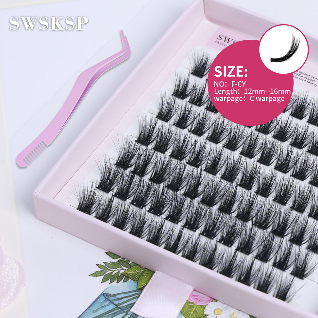DIY C-Curl Lash Cluster Kit 12–16mm