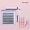 DIY C-Curl Lash Cluster Kit 12–16mm