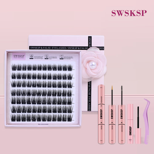 DIY C-Curl Lash Cluster Kit 12–16mm